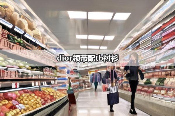 dior领带配tb衬衫