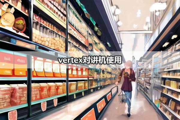 vertex对讲机使用