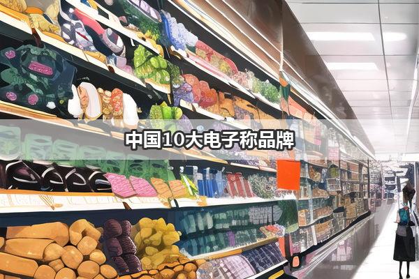 中国10大电子称品牌