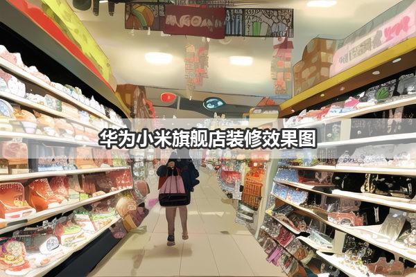 华为小米旗舰店装修效果图