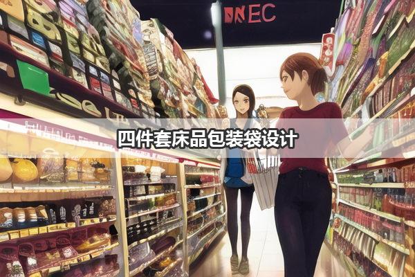 四件套床品包装袋设计