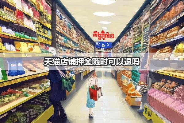 天猫店铺押金随时可以退吗