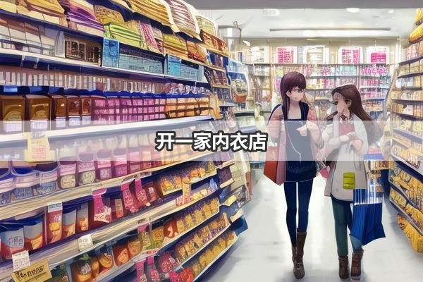 开一家内衣店