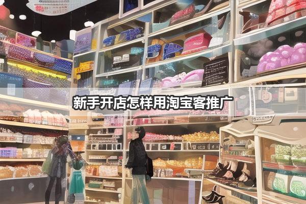 新手开店怎样用淘宝客推广