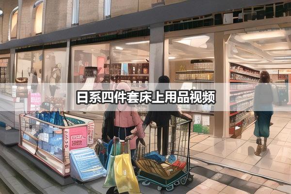 日系四件套床上用品视频