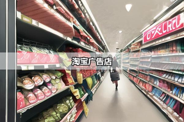 淘宝广告店