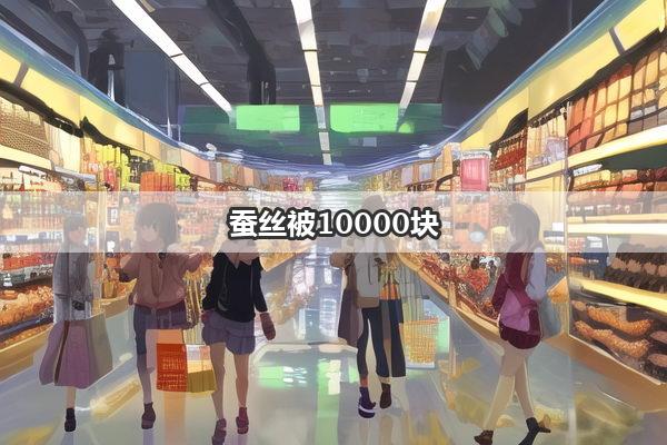 蚕丝被10000块