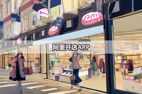 阿里开店APP